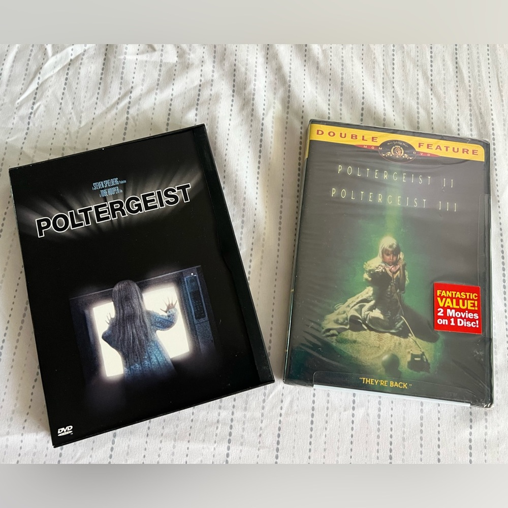 Poltergeist 1, 2, and 3 on DVD